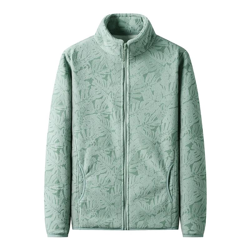여성용 두꺼운 따뜻한 가디건 스포츠 재킷, 다목적 프린트 기모 코트, 가을 및 겨울 레저, 신상